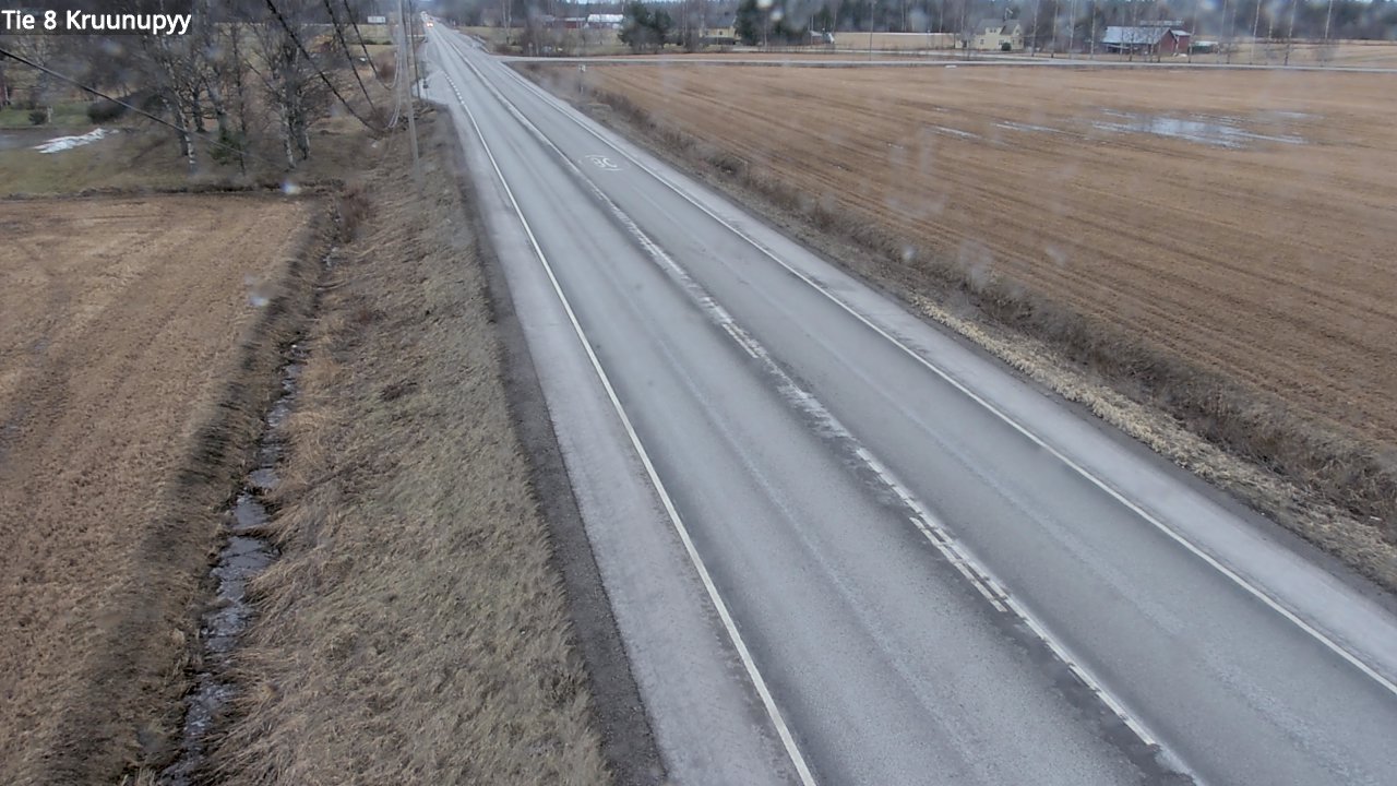 Weather Camera Image Road 8 Kruunupyy, Kruunupyy, Pohjanmaa