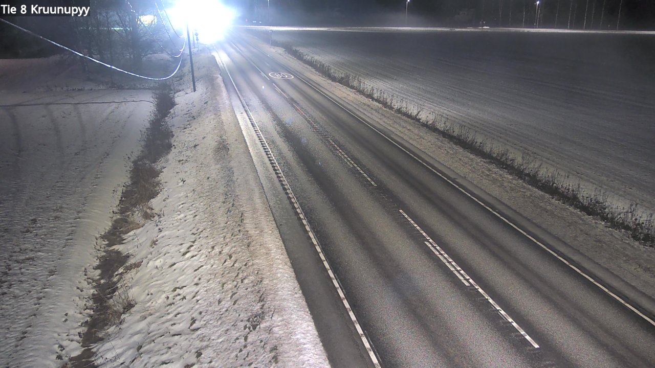 Weather Camera Image Väg 8 Kronoby, Kruunupyy, Pohjanmaa