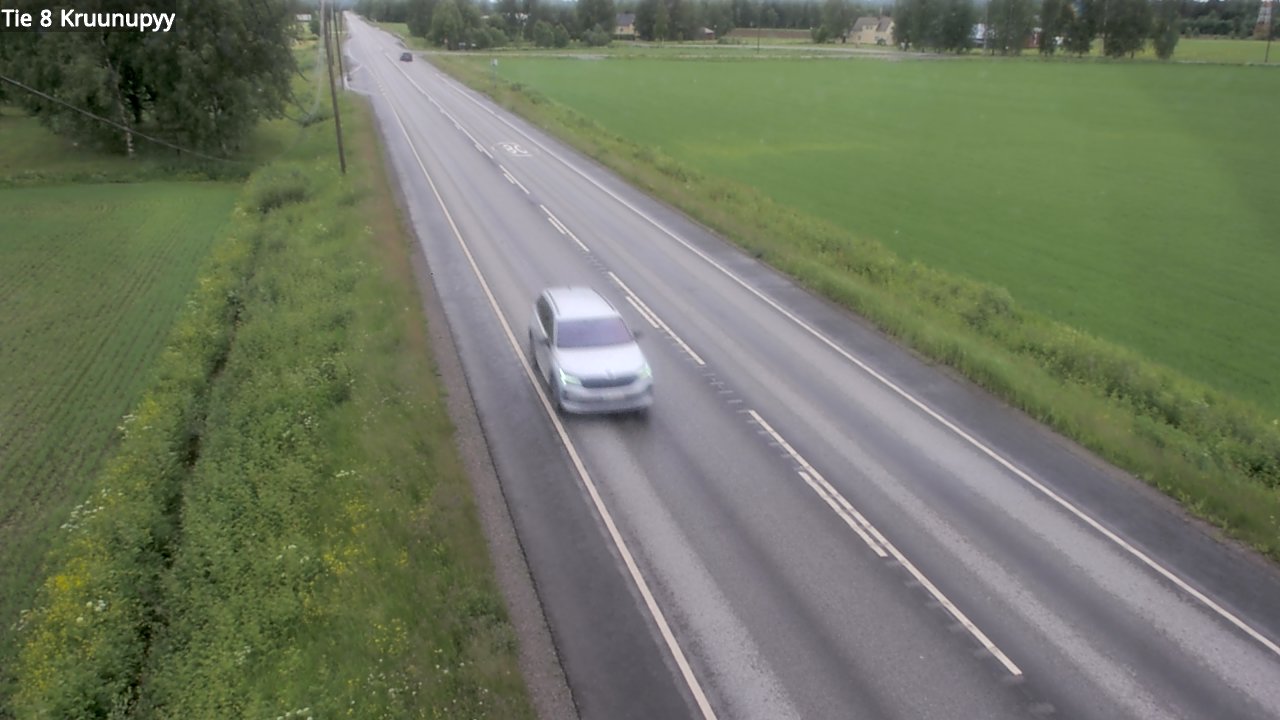 Weather Camera Image Road 8 Kruunupyy, Kruunupyy, Pohjanmaa