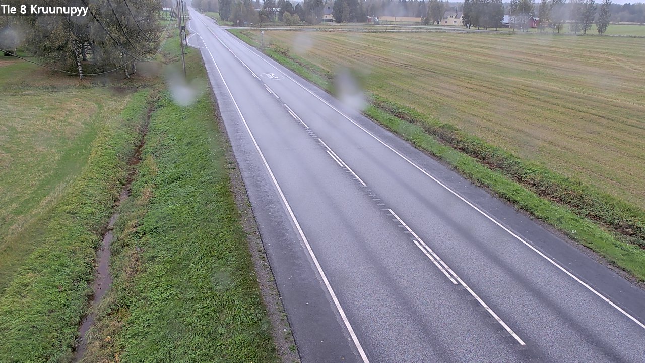Weather Camera Image Road 8 Kruunupyy, Kruunupyy, Pohjanmaa