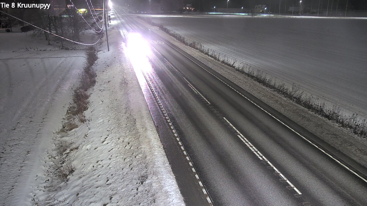 Weather Camera Image Väg 8 Kronoby, Kruunupyy, Pohjanmaa