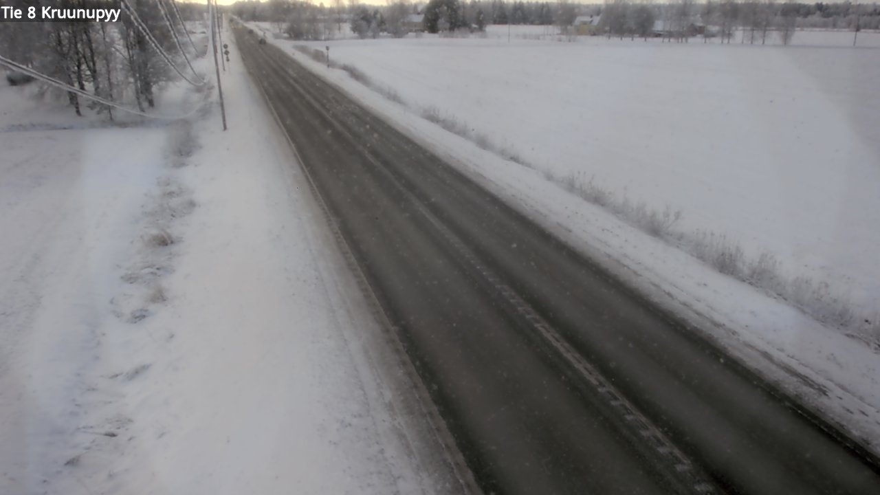 Weather Camera Image Road 8 Kruunupyy, Kruunupyy, Pohjanmaa