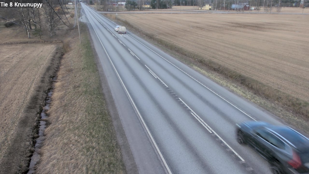 Weather Camera Image Väg 8 Kronoby, Kruunupyy, Pohjanmaa