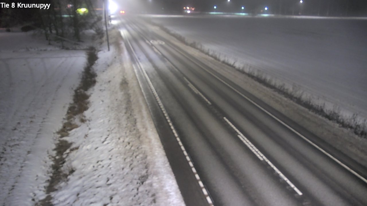 Weather Camera Image Väg 8 Kronoby, Kruunupyy, Pohjanmaa