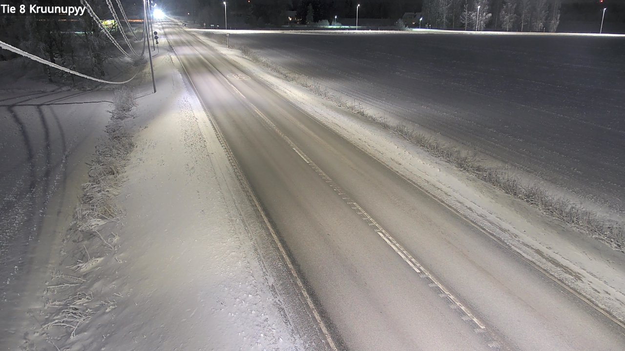 Weather Camera Image Road 8 Kruunupyy, Kruunupyy, Pohjanmaa