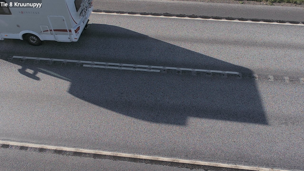 Weather Camera Image Väg 8 Kronoby, Kruunupyy, Pohjanmaa