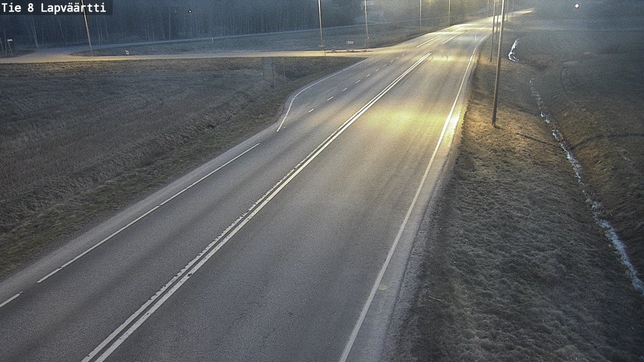 Weather Camera Image Väg 8 Kristinestad, Lappfjärd, Kristiinankaupunki, Pohjanmaa