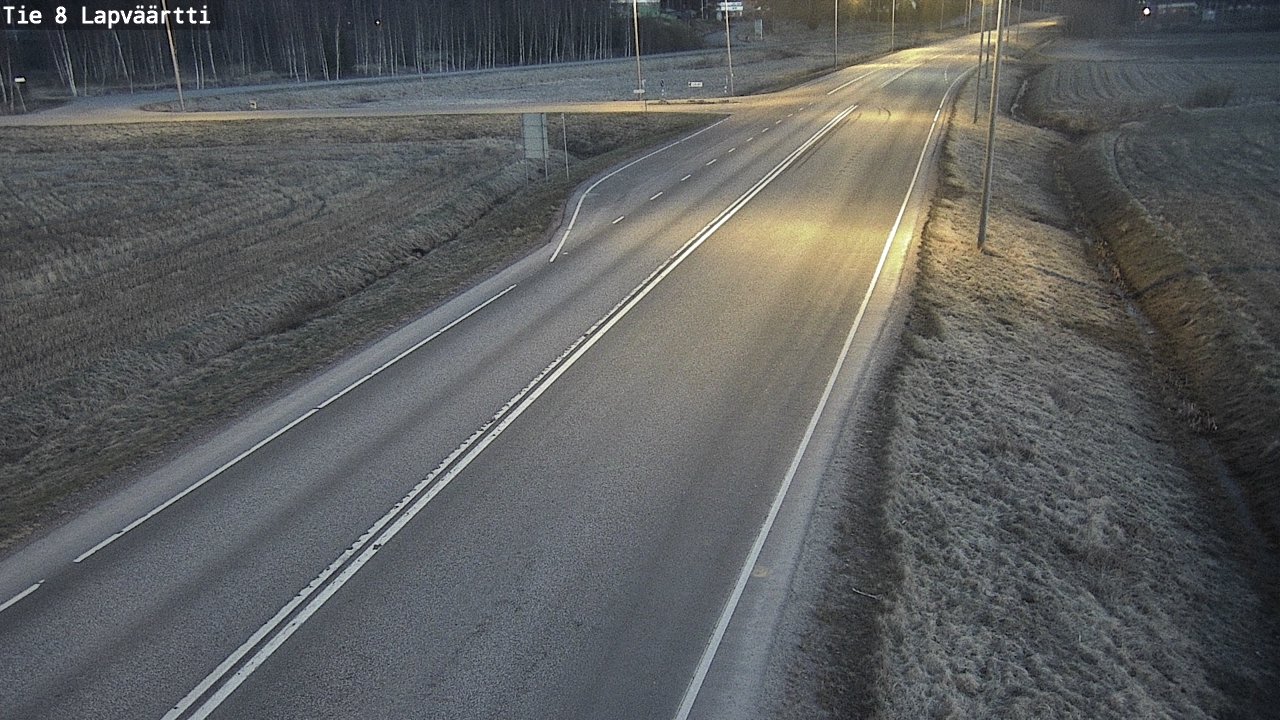Weather Camera Image Väg 8 Kristinestad, Lappfjärd, Kristiinankaupunki, Pohjanmaa