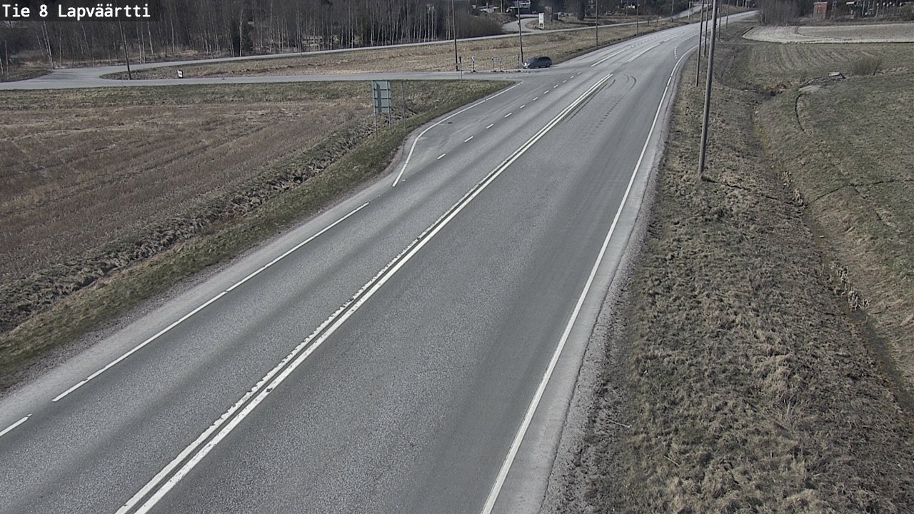 Weather Camera Image Väg 8 Kristinestad, Lappfjärd, Kristiinankaupunki, Pohjanmaa