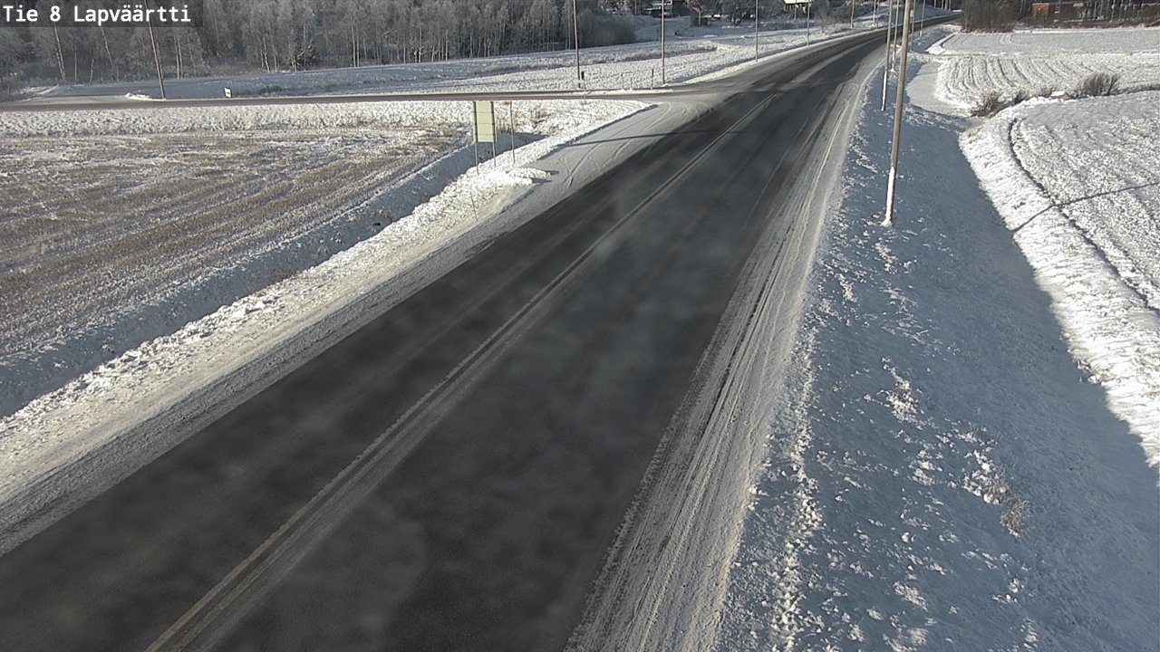 Weather Camera Image Väg 8 Kristinestad, Lappfjärd, Kristiinankaupunki, Pohjanmaa