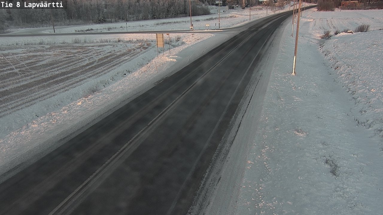 Weather Camera Image Väg 8 Kristinestad, Lappfjärd, Kristiinankaupunki, Pohjanmaa