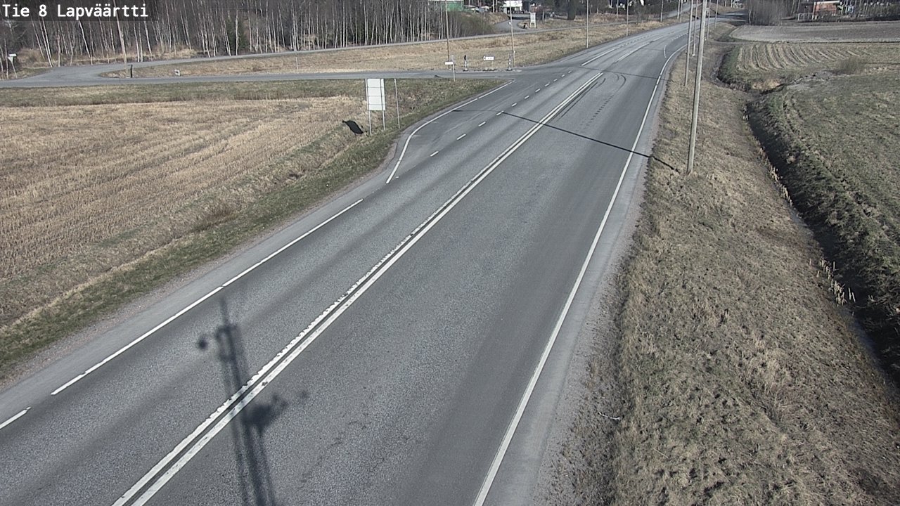 Weather Camera Image Väg 8 Kristinestad, Lappfjärd, Kristiinankaupunki, Pohjanmaa