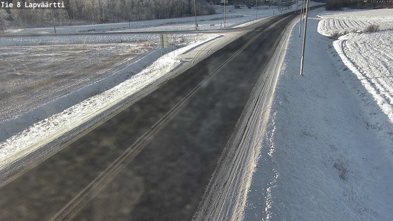Weather Camera Image Väg 8 Kristinestad, Lappfjärd, Kristiinankaupunki, Pohjanmaa