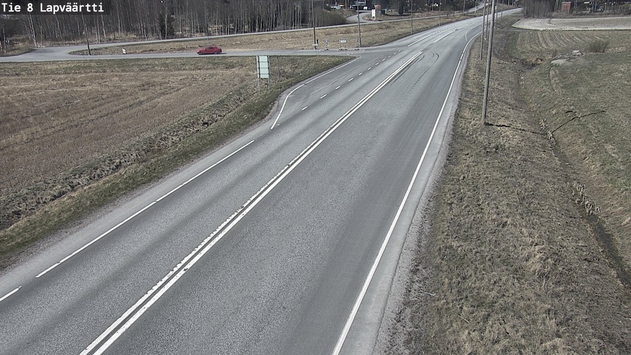 Weather Camera Image Väg 8 Kristinestad, Lappfjärd, Kristiinankaupunki, Pohjanmaa
