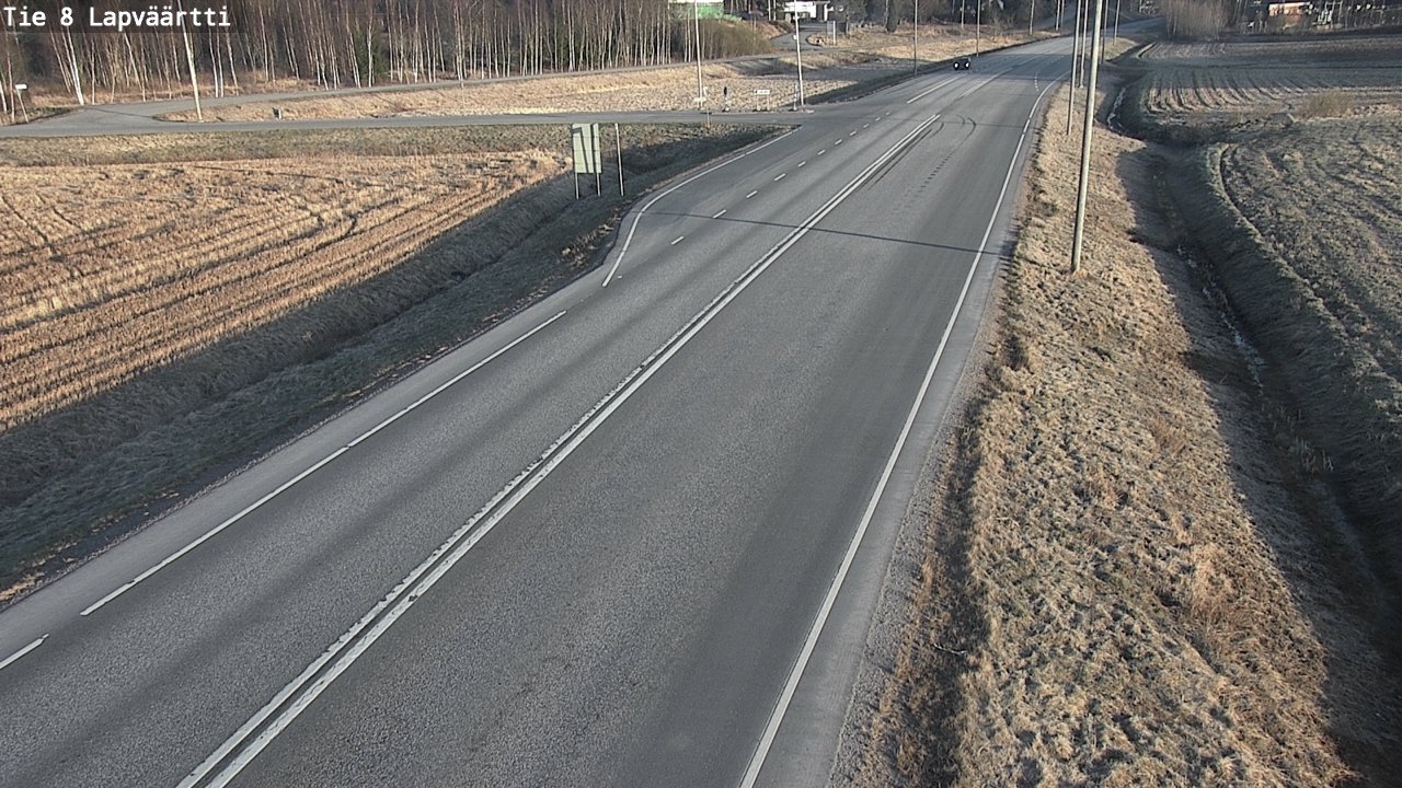 Weather Camera Image Väg 8 Kristinestad, Lappfjärd, Kristiinankaupunki, Pohjanmaa