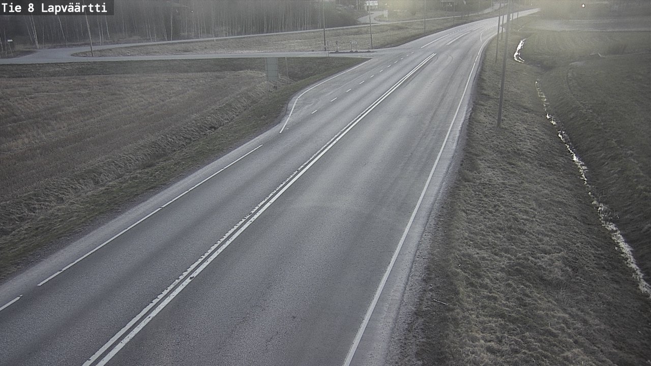 Weather Camera Image Väg 8 Kristinestad, Lappfjärd, Kristiinankaupunki, Pohjanmaa