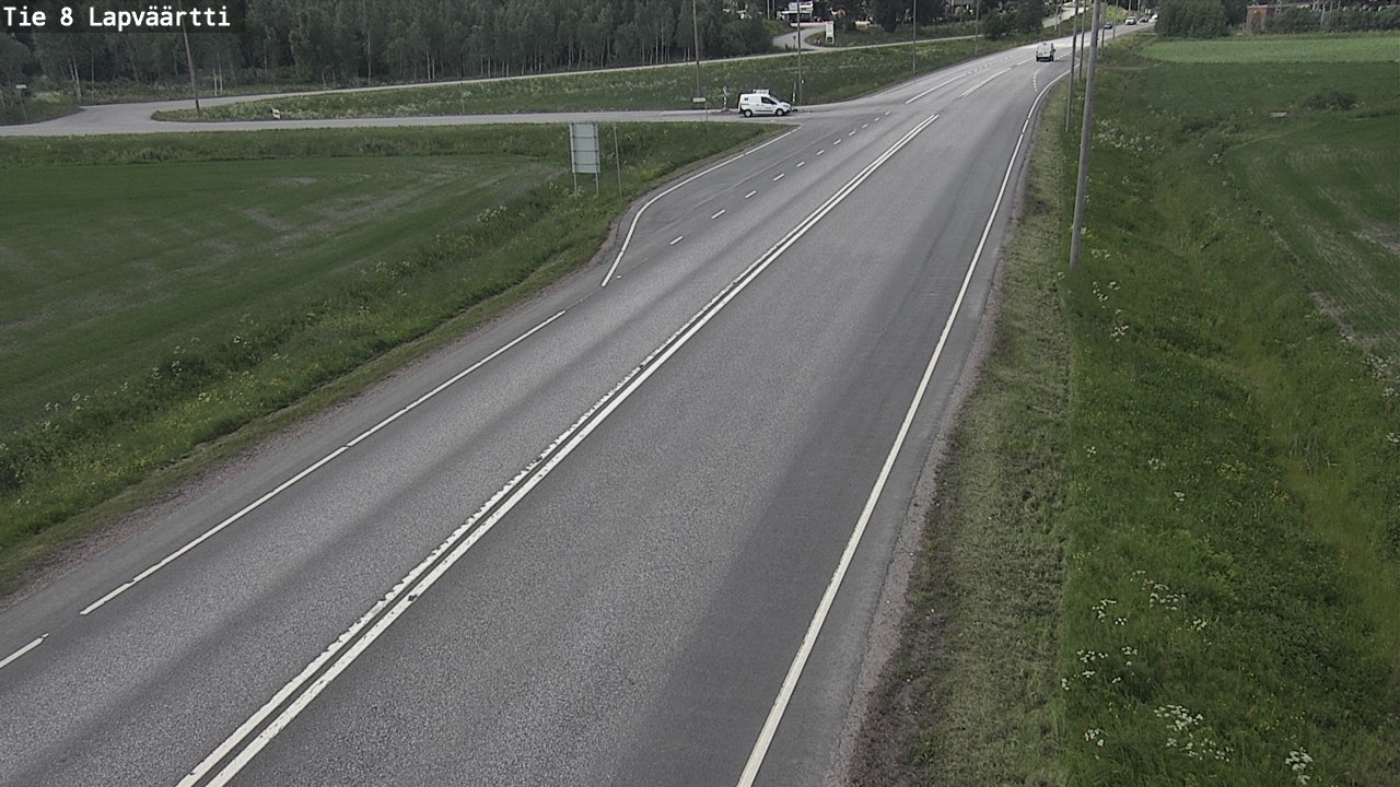 Weather Camera Image Väg 8 Kristinestad, Lappfjärd, Kristiinankaupunki, Pohjanmaa