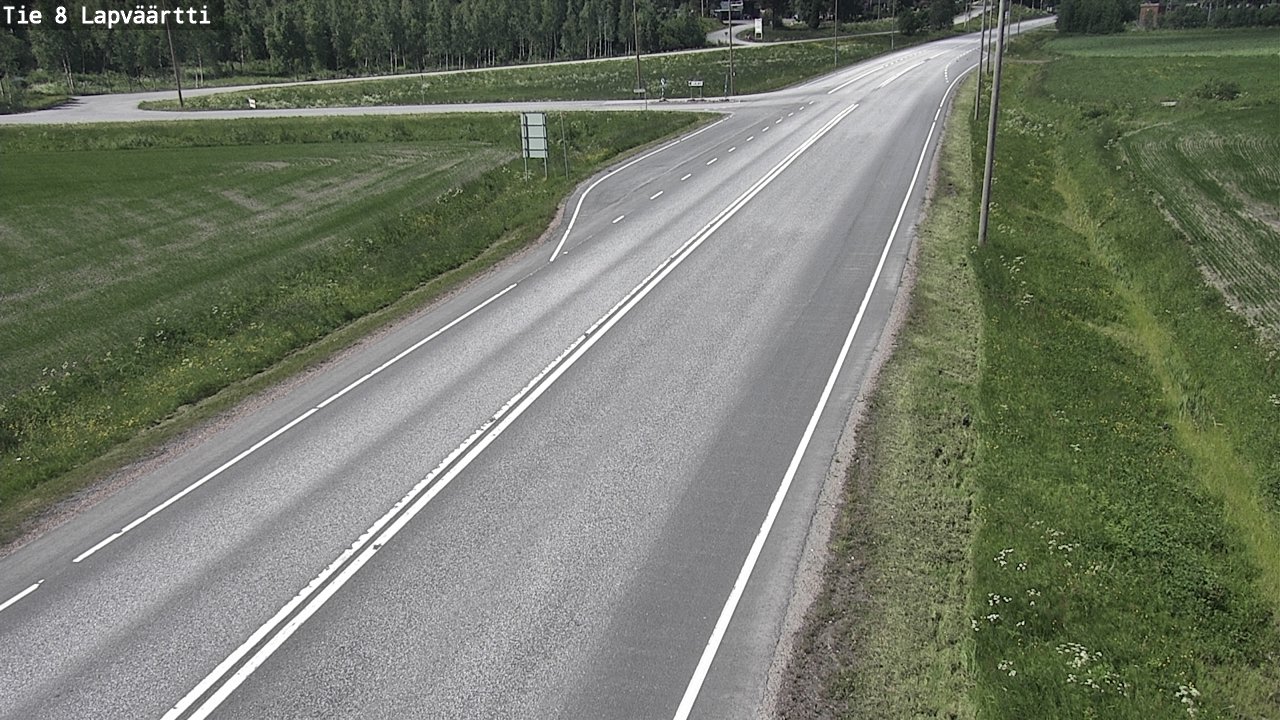 Weather Camera Image Väg 8 Kristinestad, Lappfjärd, Kristiinankaupunki, Pohjanmaa