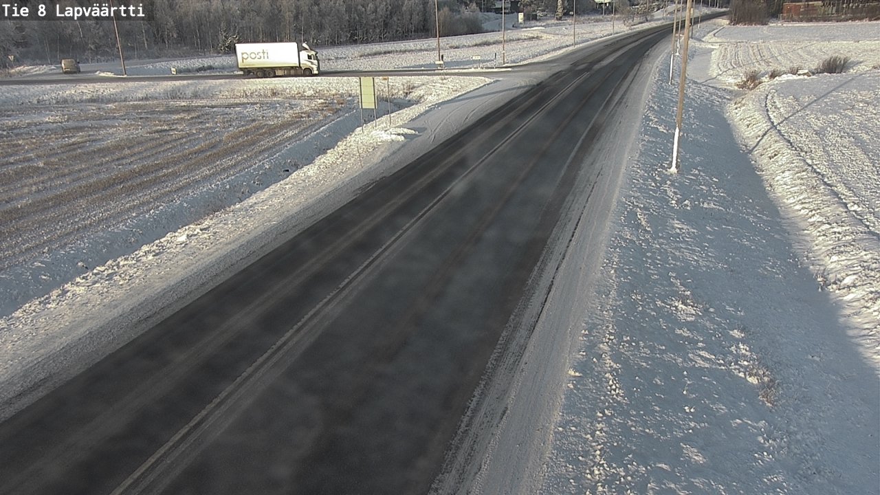 Weather Camera Image Väg 8 Kristinestad, Lappfjärd, Kristiinankaupunki, Pohjanmaa