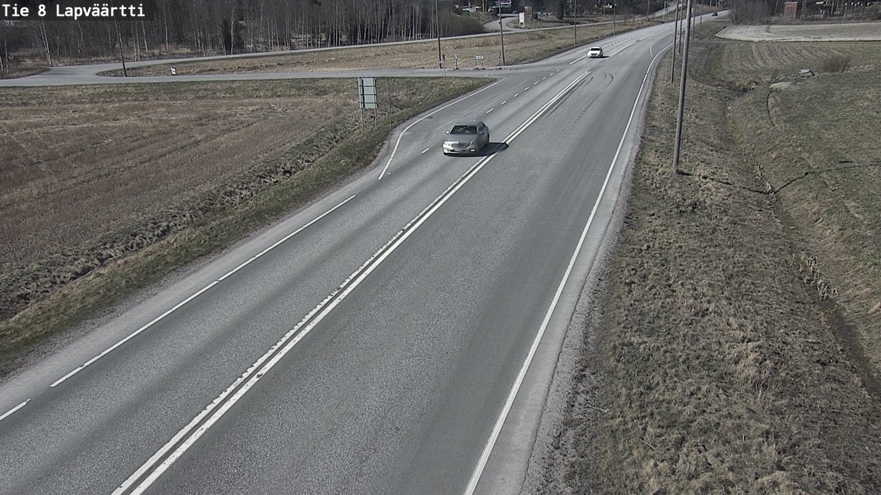 Weather Camera Image Väg 8 Kristinestad, Lappfjärd, Kristiinankaupunki, Pohjanmaa