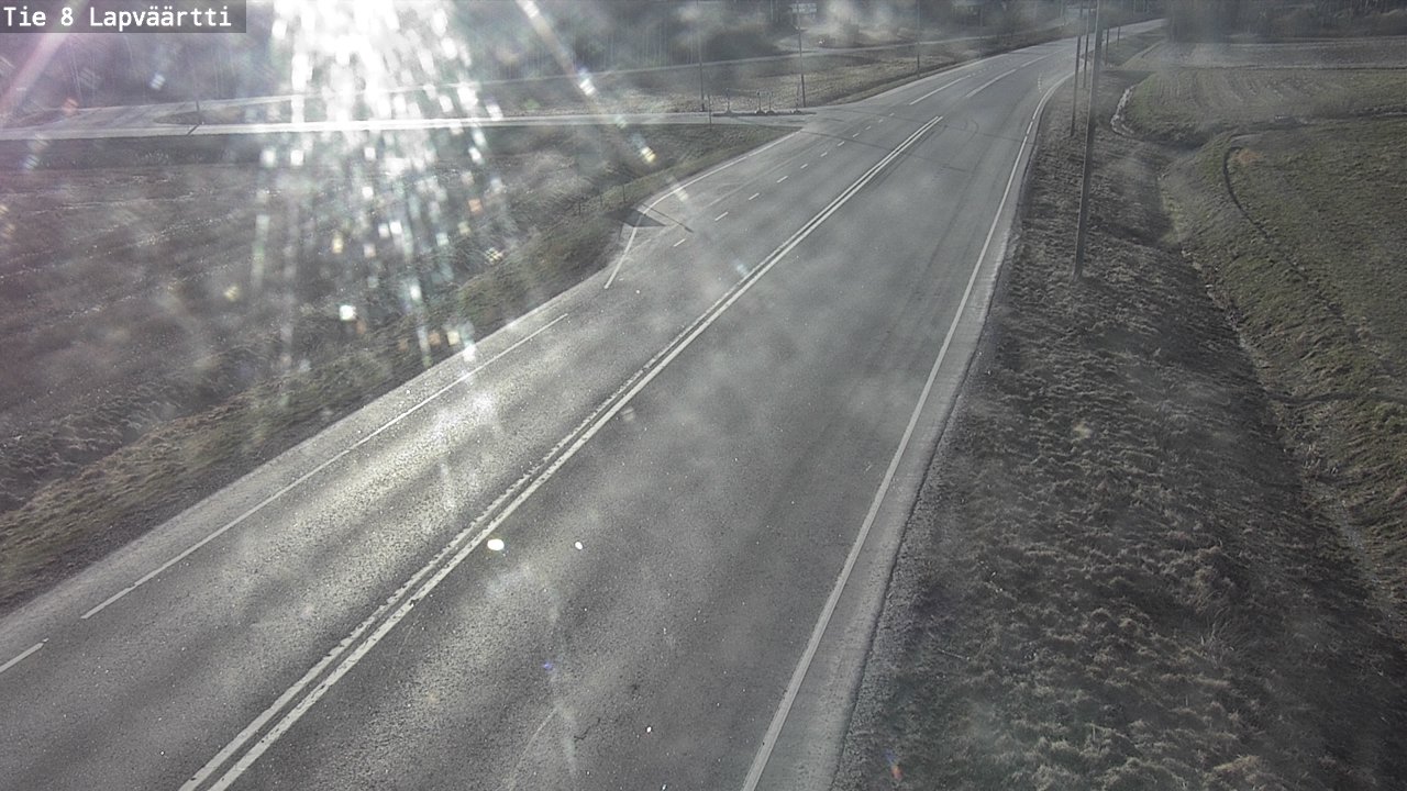 Weather Camera Image Väg 8 Kristinestad, Lappfjärd, Kristiinankaupunki, Pohjanmaa