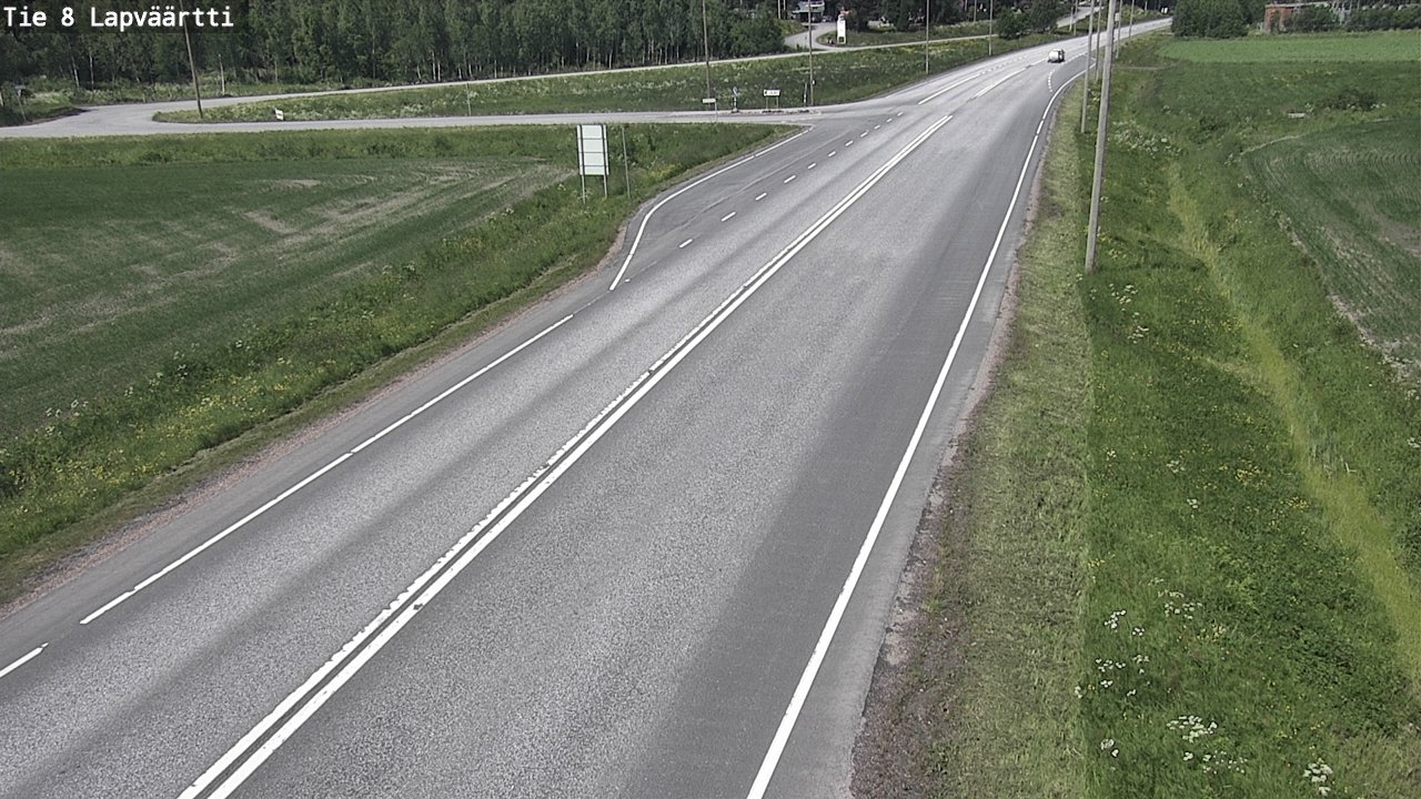 Weather Camera Image Väg 8 Kristinestad, Lappfjärd, Kristiinankaupunki, Pohjanmaa