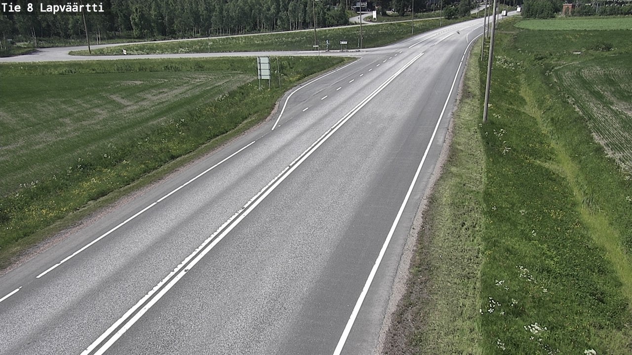 Weather Camera Image Väg 8 Kristinestad, Lappfjärd, Kristiinankaupunki, Pohjanmaa
