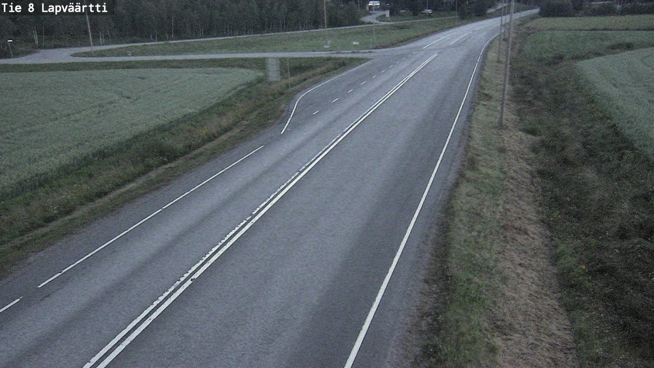 Weather Camera Image Road 8 Kristiinankaupunki, Lapväärtti, Kristiinankaupunki, Pohjanmaa