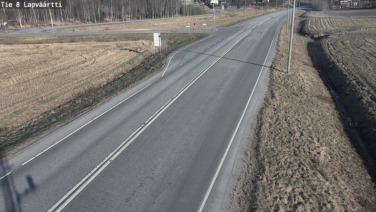 Weather Camera Image Väg 8 Kristinestad, Lappfjärd, Kristiinankaupunki, Pohjanmaa