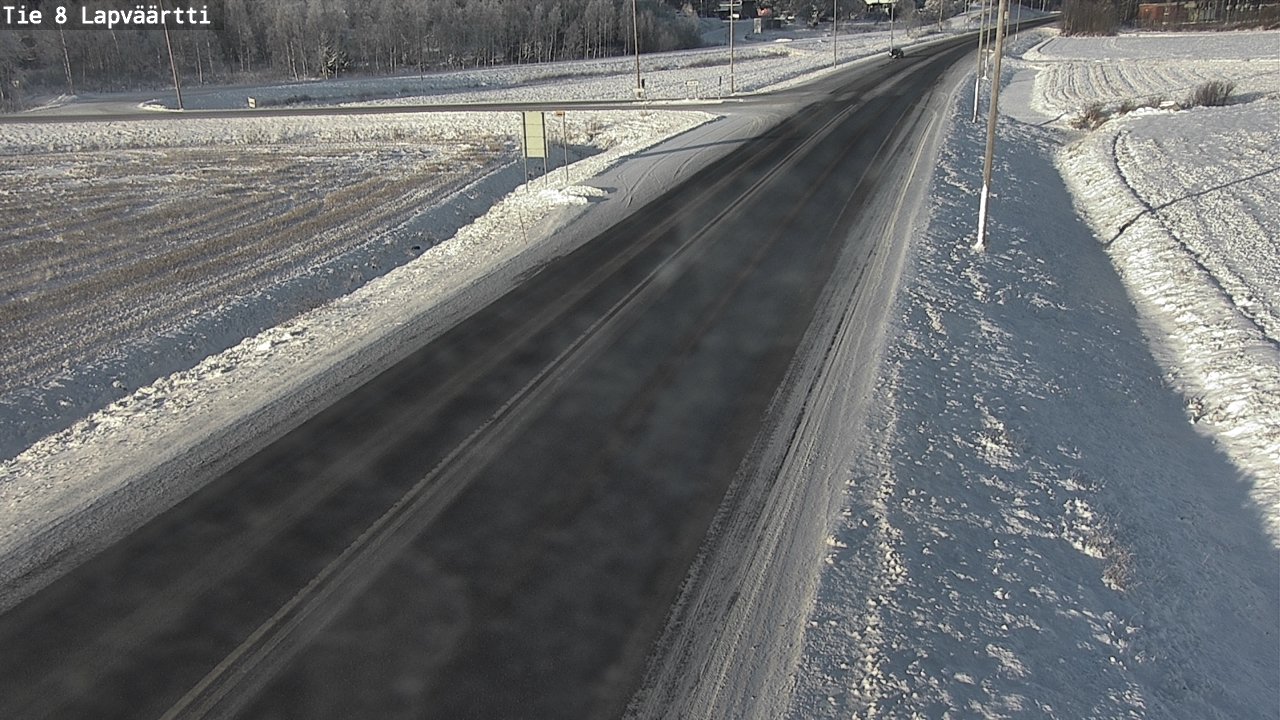 Weather Camera Image Väg 8 Kristinestad, Lappfjärd, Kristiinankaupunki, Pohjanmaa