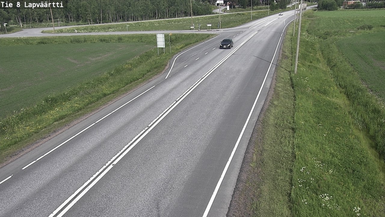 Weather Camera Image Väg 8 Kristinestad, Lappfjärd, Kristiinankaupunki, Pohjanmaa