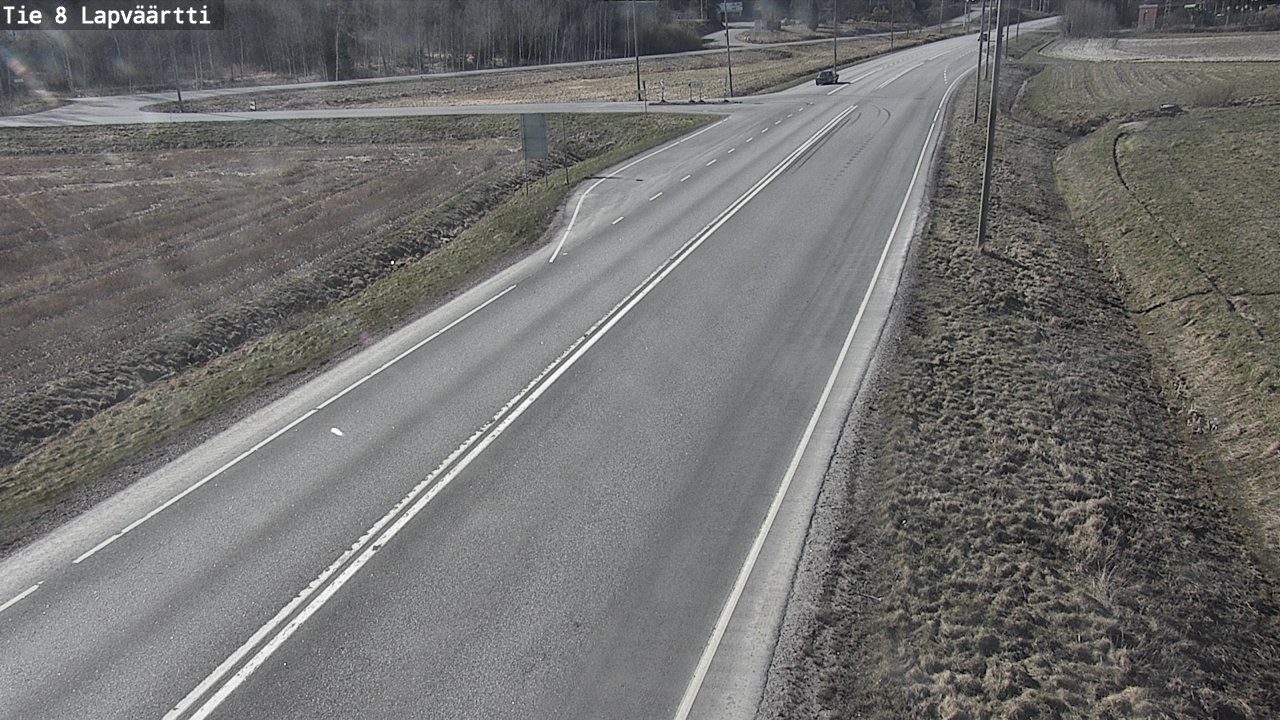Weather Camera Image Väg 8 Kristinestad, Lappfjärd, Kristiinankaupunki, Pohjanmaa
