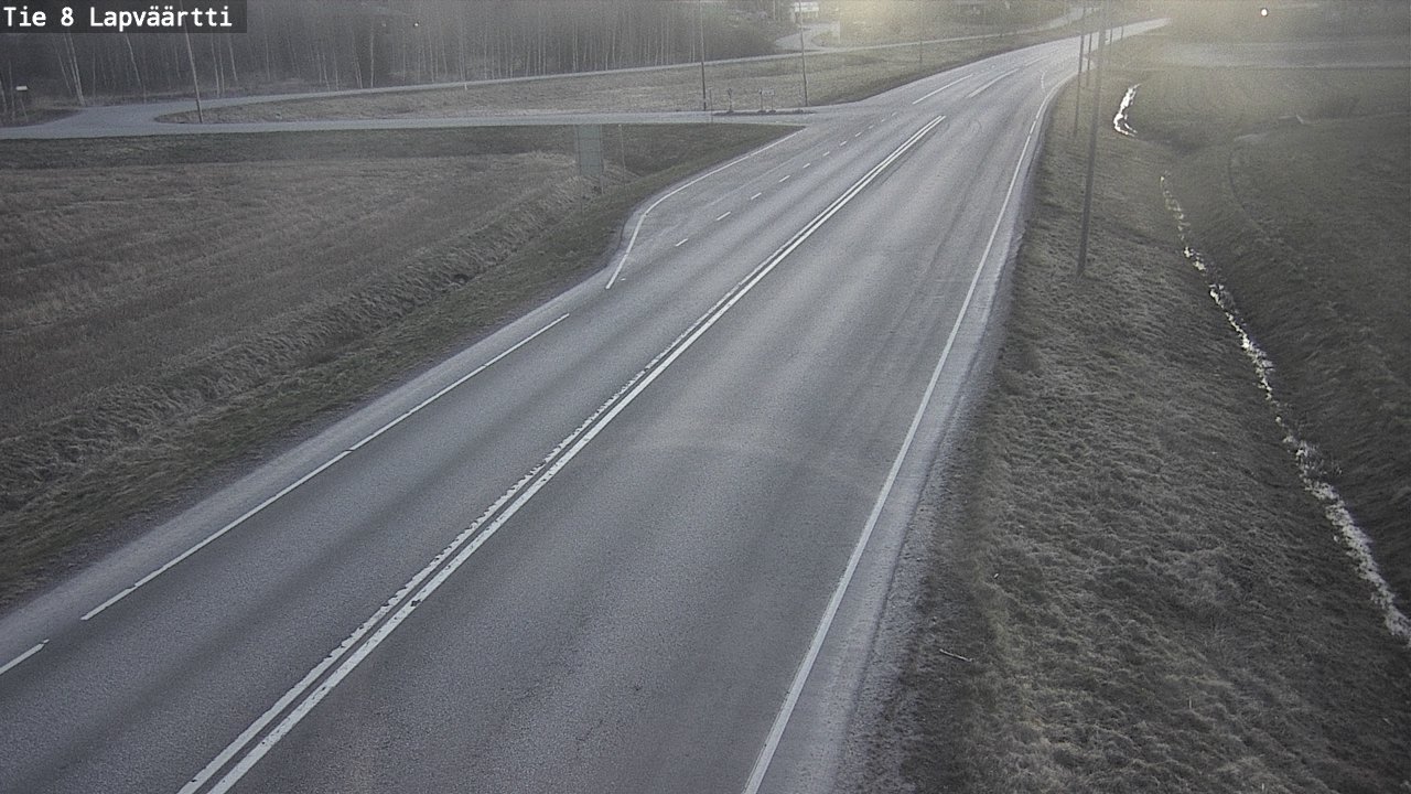 Weather Camera Image Väg 8 Kristinestad, Lappfjärd, Kristiinankaupunki, Pohjanmaa