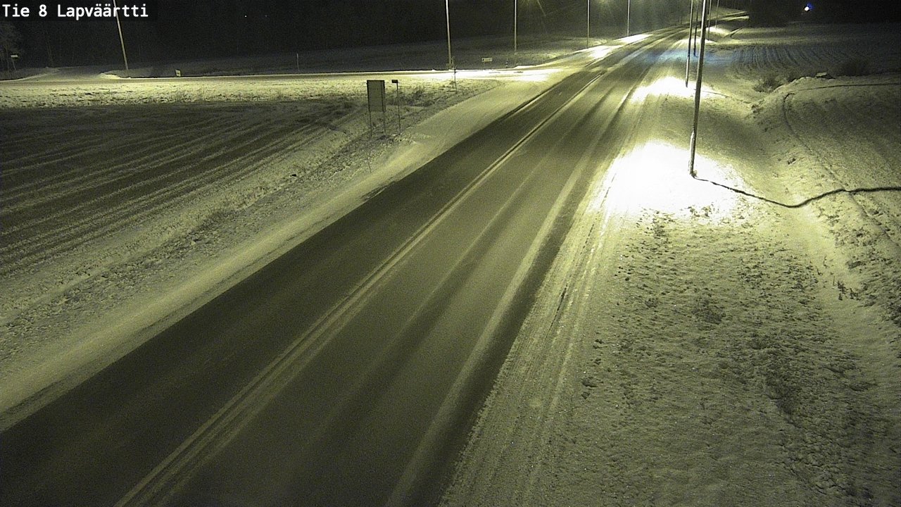 Kelikamerat Kuva Tie 8Kristiinankaupunki,  Lapväärtti, Kristiinankaupunki, Pohjanmaa