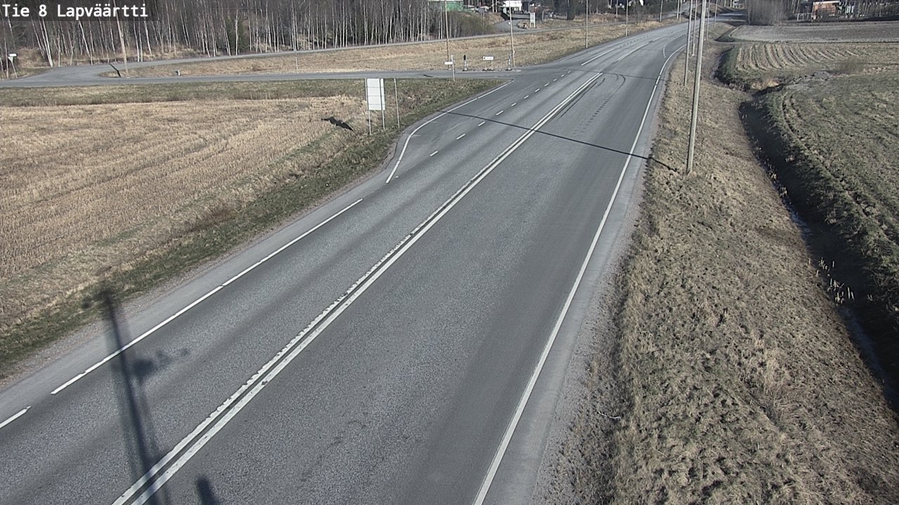 Weather Camera Image Väg 8 Kristinestad, Lappfjärd, Kristiinankaupunki, Pohjanmaa