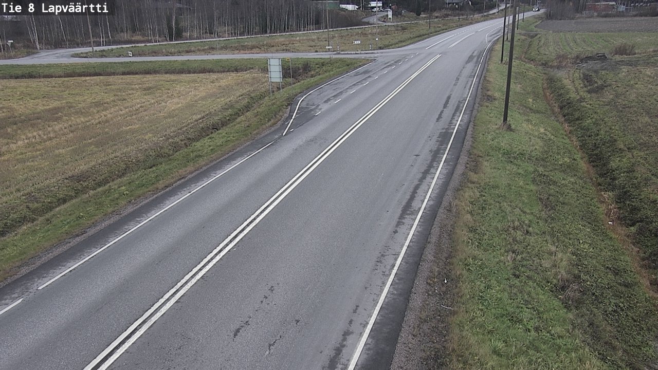 Kelikamerat Kuva Tie 8Kristiinankaupunki,  Lapväärtti, Kristiinankaupunki, Pohjanmaa