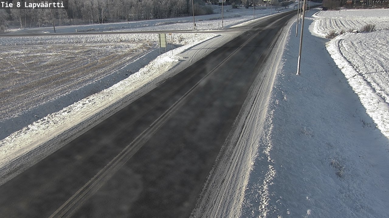 Weather Camera Image Väg 8 Kristinestad, Lappfjärd, Kristiinankaupunki, Pohjanmaa
