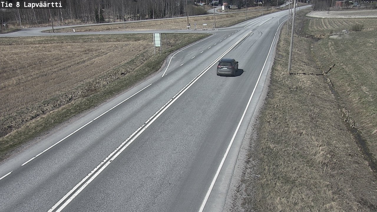 Weather Camera Image Väg 8 Kristinestad, Lappfjärd, Kristiinankaupunki, Pohjanmaa