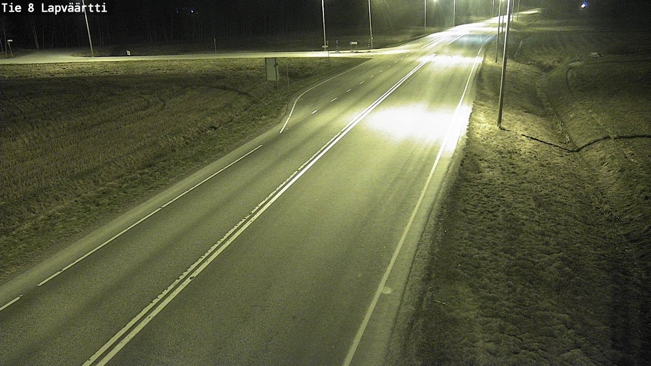 Weather Camera Image Väg 8 Kristinestad, Lappfjärd, Kristiinankaupunki, Pohjanmaa