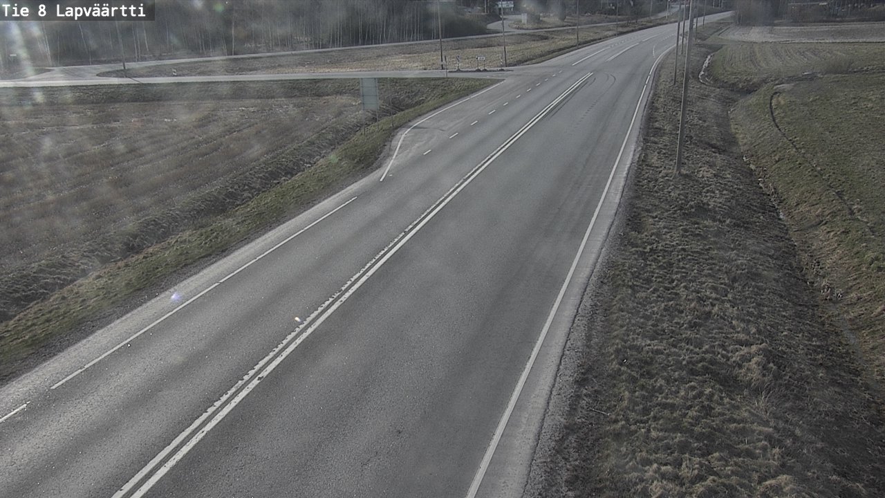 Weather Camera Image Väg 8 Kristinestad, Lappfjärd, Kristiinankaupunki, Pohjanmaa