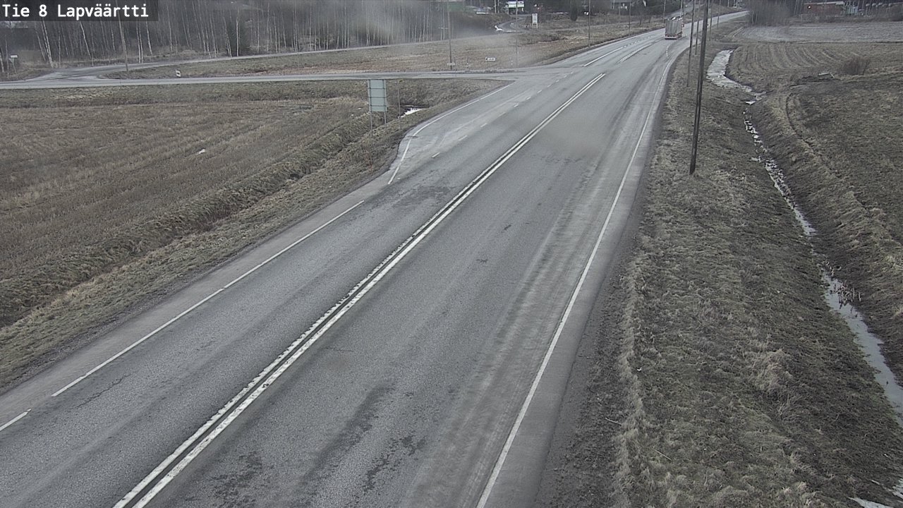 Weather Camera Image Road 8 Kristiinankaupunki, Lapväärtti, Kristiinankaupunki, Pohjanmaa