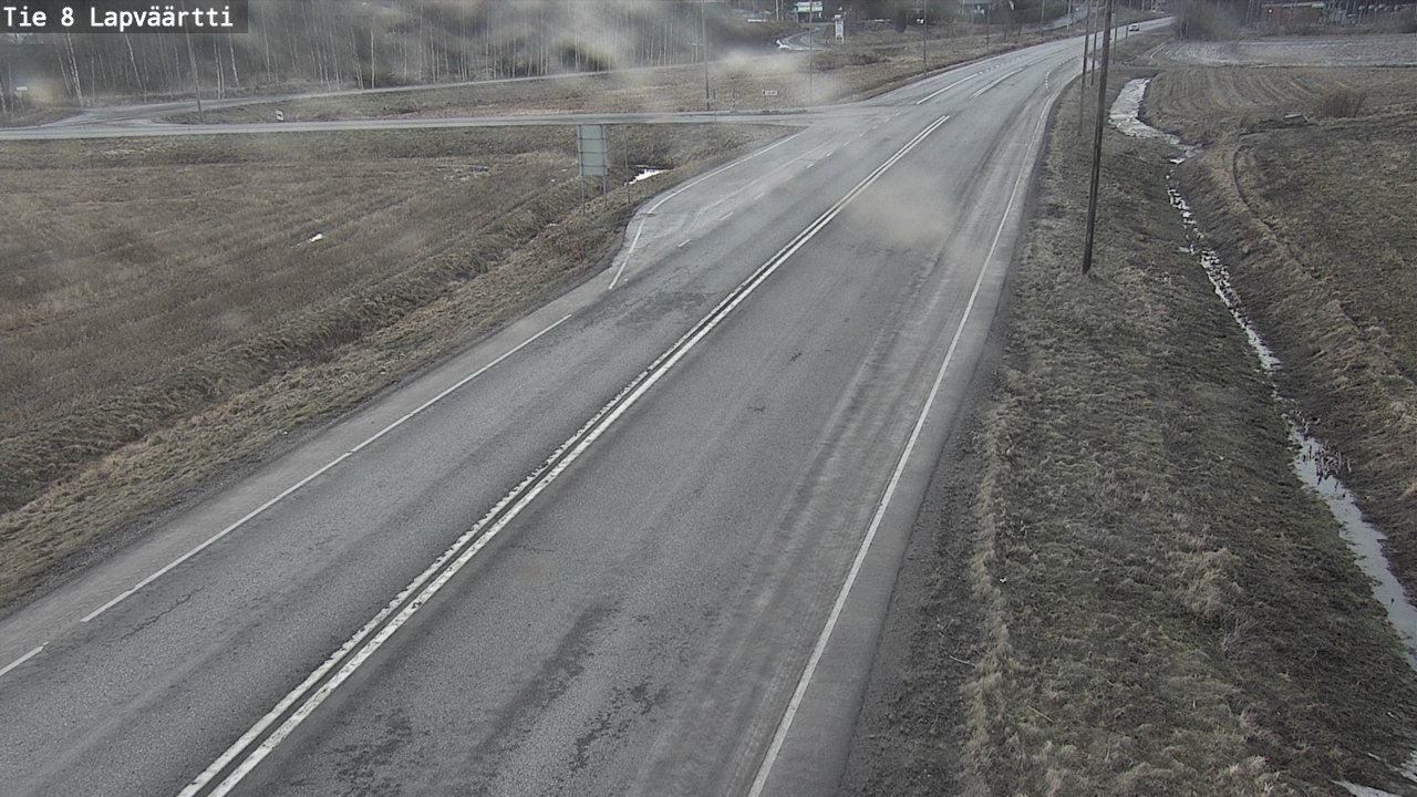 Weather Camera Image Road 8 Kristiinankaupunki, Lapväärtti, Kristiinankaupunki, Pohjanmaa
