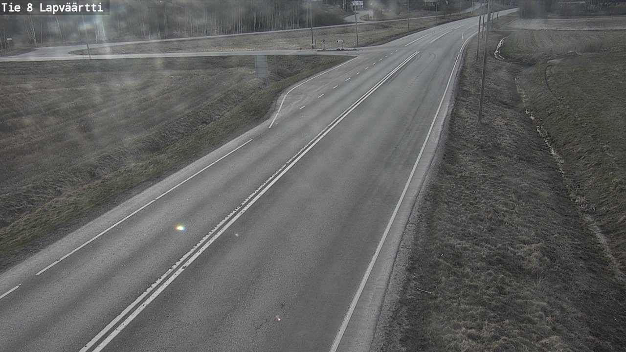 Weather Camera Image Väg 8 Kristinestad, Lappfjärd, Kristiinankaupunki, Pohjanmaa
