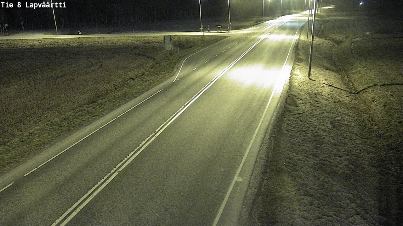 Weather Camera Image Väg 8 Kristinestad, Lappfjärd, Kristiinankaupunki, Pohjanmaa