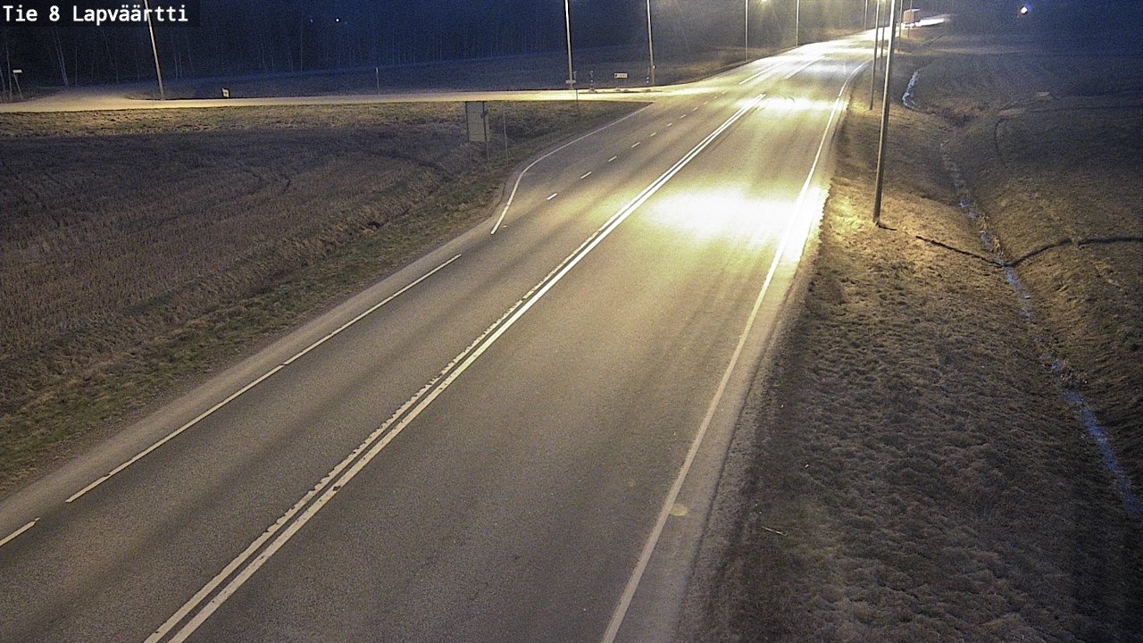 Weather Camera Image Väg 8 Kristinestad, Lappfjärd, Kristiinankaupunki, Pohjanmaa