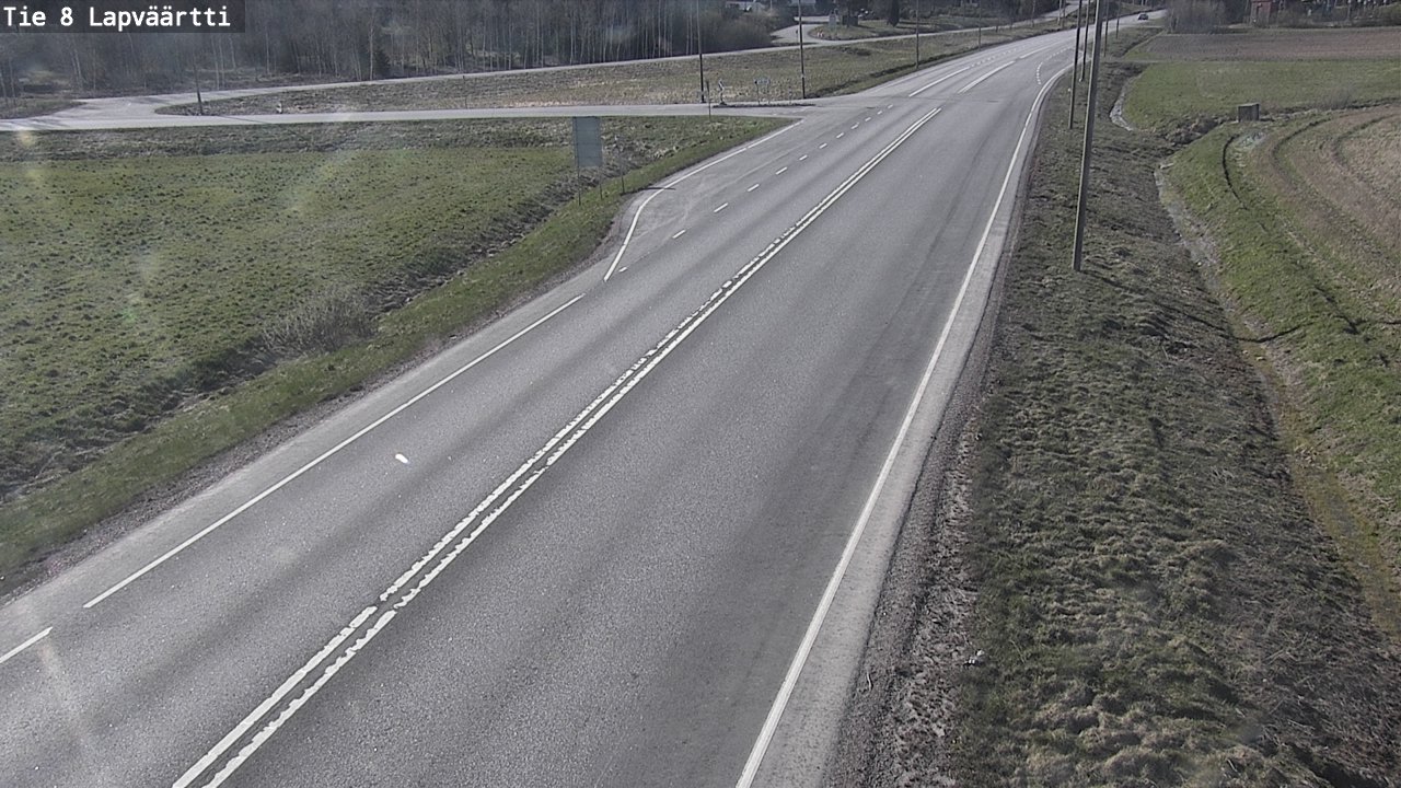 Weather Camera Image Väg 8 Kristinestad, Lappfjärd, Kristiinankaupunki, Pohjanmaa