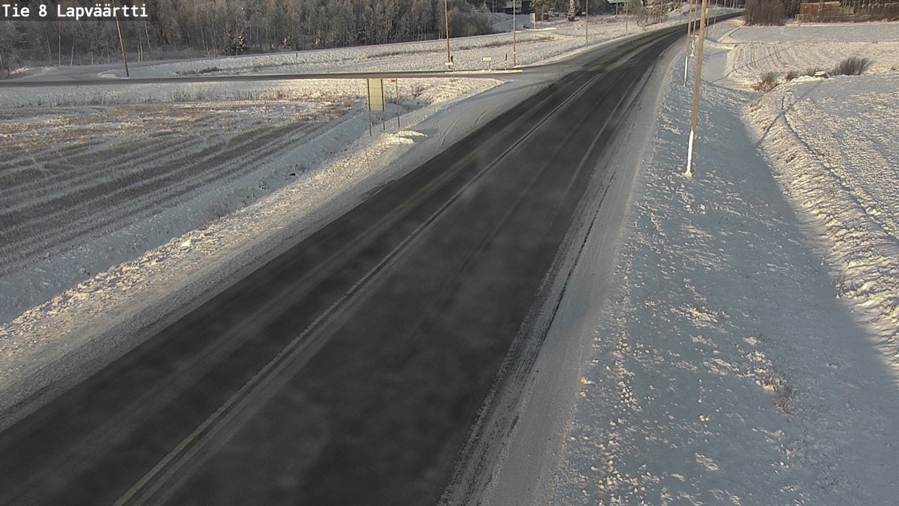 Weather Camera Image Väg 8 Kristinestad, Lappfjärd, Kristiinankaupunki, Pohjanmaa