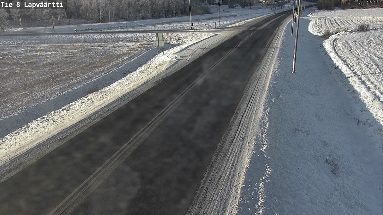 Weather Camera Image Väg 8 Kristinestad, Lappfjärd, Kristiinankaupunki, Pohjanmaa