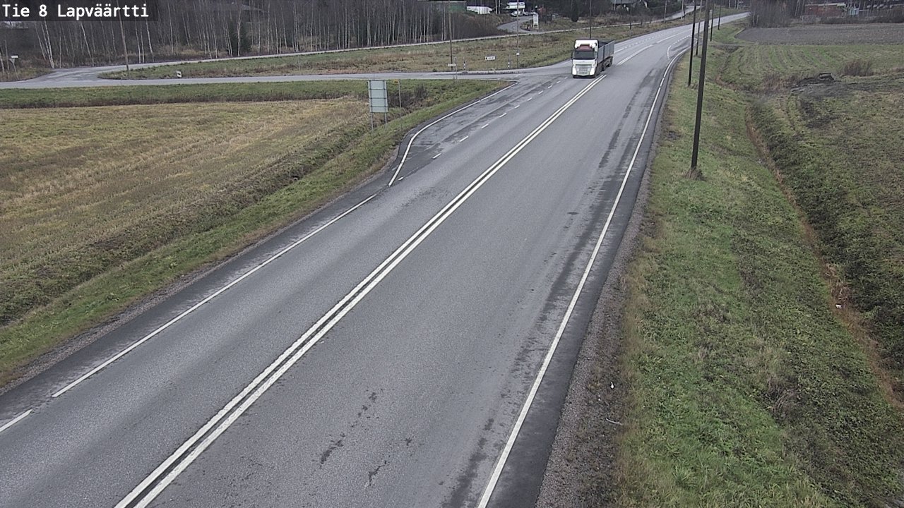 Kelikamerat Kuva Tie 8Kristiinankaupunki,  Lapväärtti, Kristiinankaupunki, Pohjanmaa