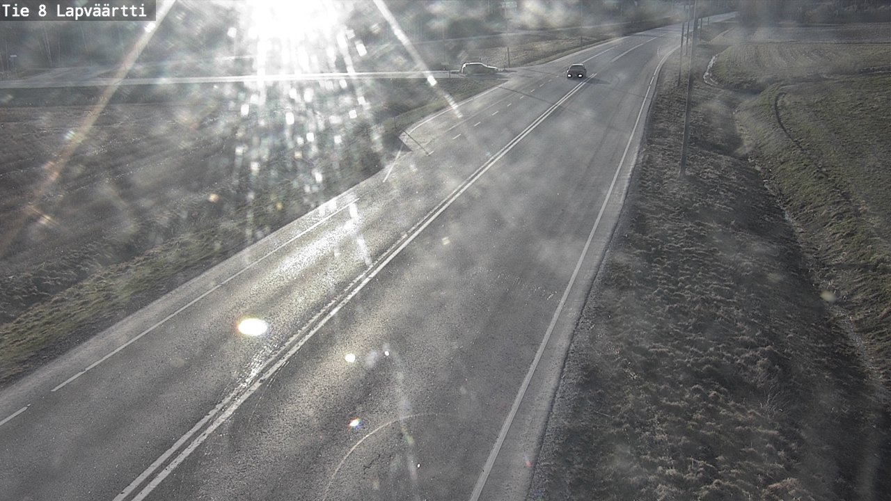 Weather Camera Image Väg 8 Kristinestad, Lappfjärd, Kristiinankaupunki, Pohjanmaa